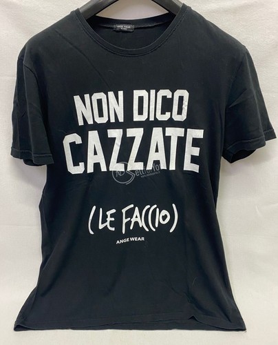 Tshirt uomo nera non - uomo, dico